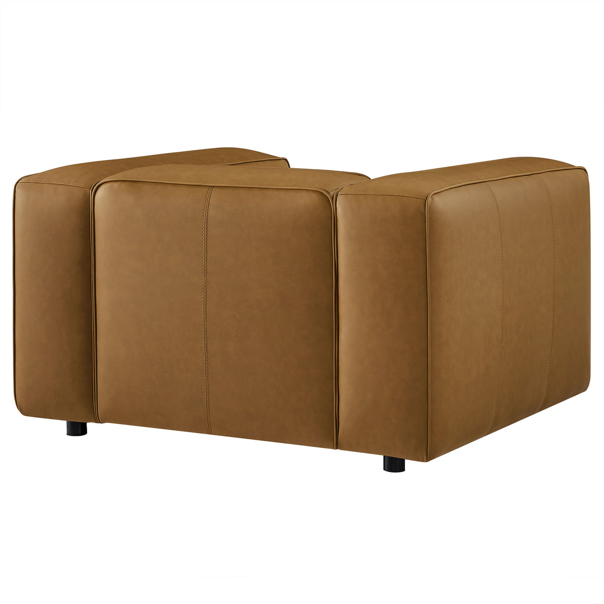 Auren Upholstered Vegan Leather Modular Armchair by Modway