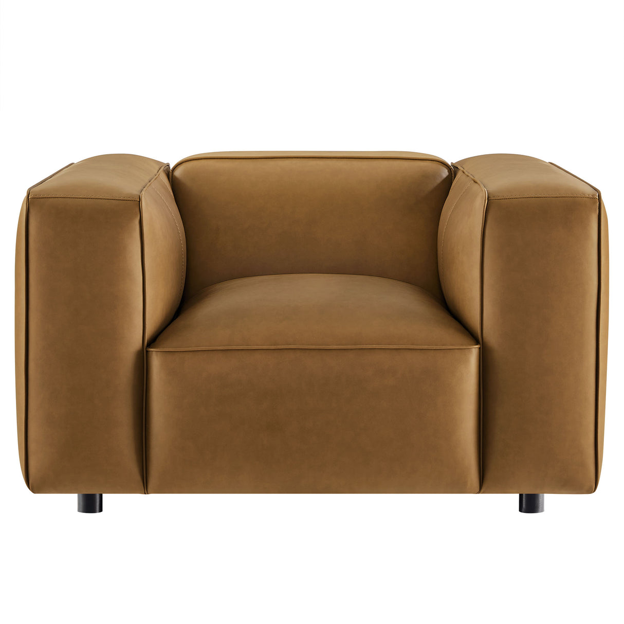 Auren Upholstered Vegan Leather Modular Armchair by Modway