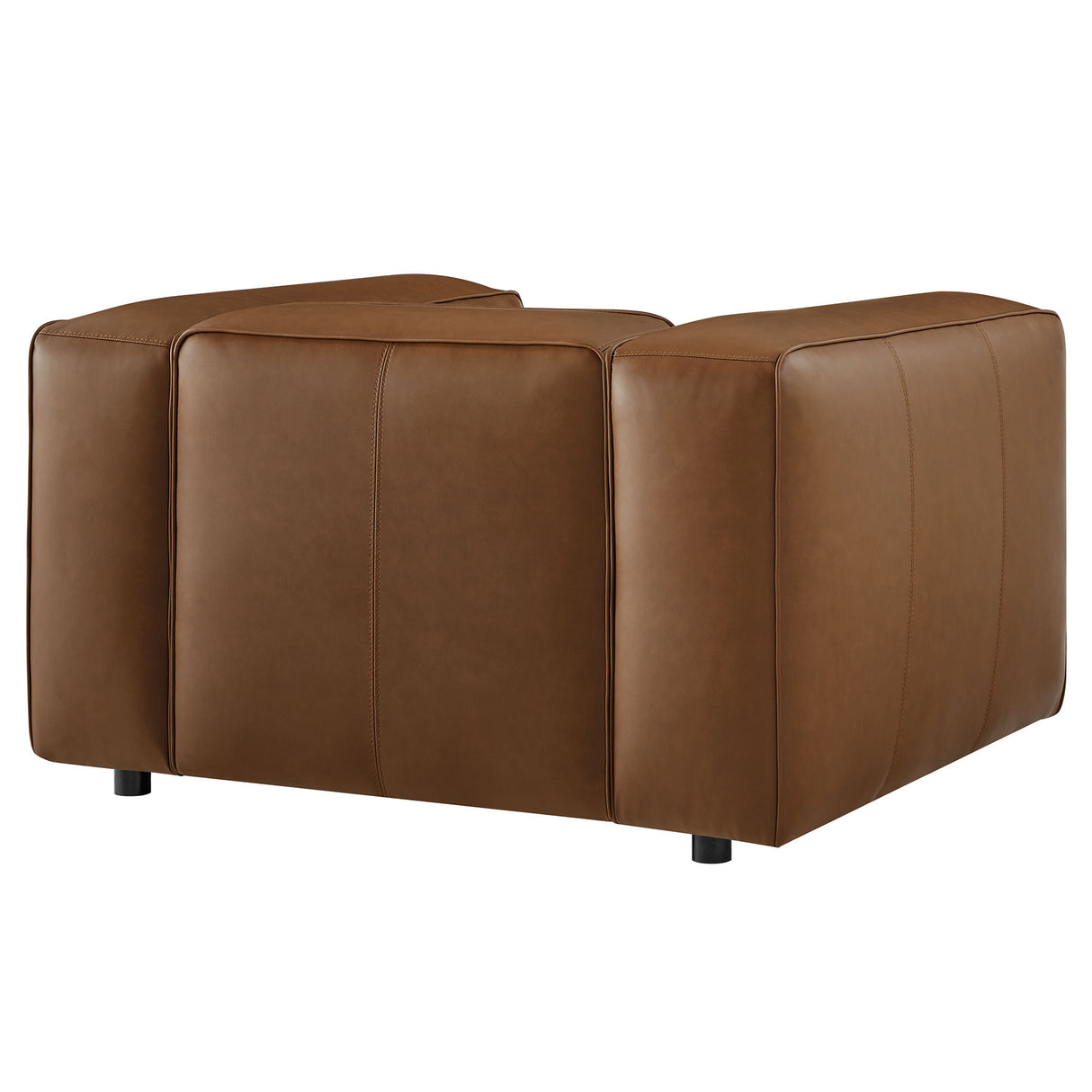 Auren Upholstered Vegan Leather Modular Armchair by Modway