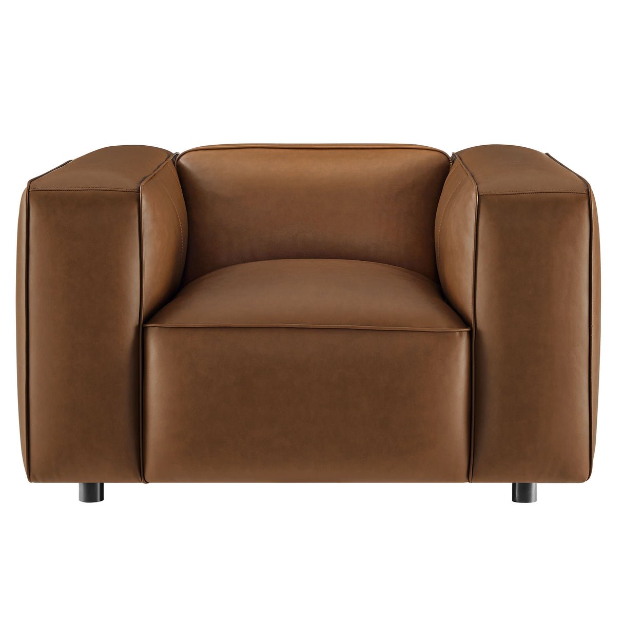 Auren Upholstered Vegan Leather Modular Armchair by Modway