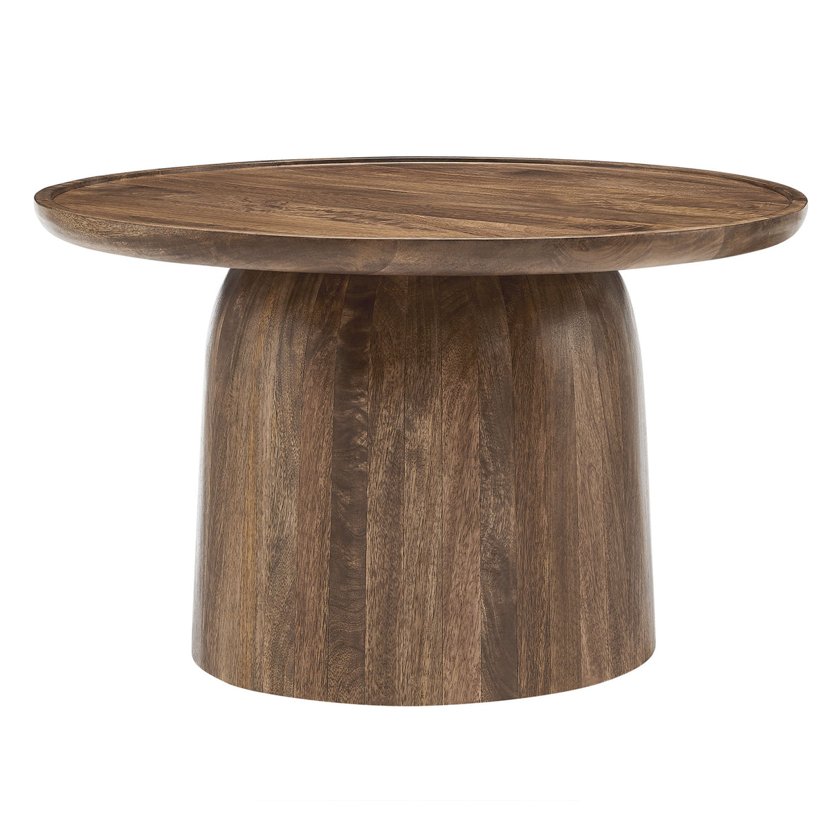 Holloway 30" Round Mango Wood Coffee Table by Modway
