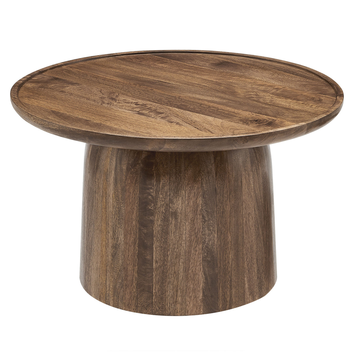 Holloway 30" Round Mango Wood Coffee Table by Modway