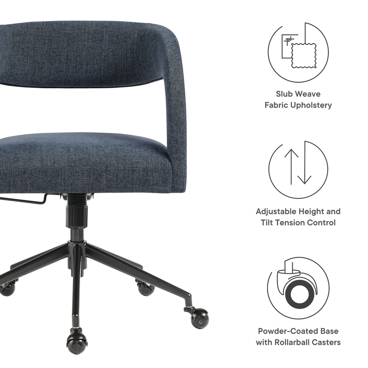Pinnacle Upholstered Office Chair by Modway