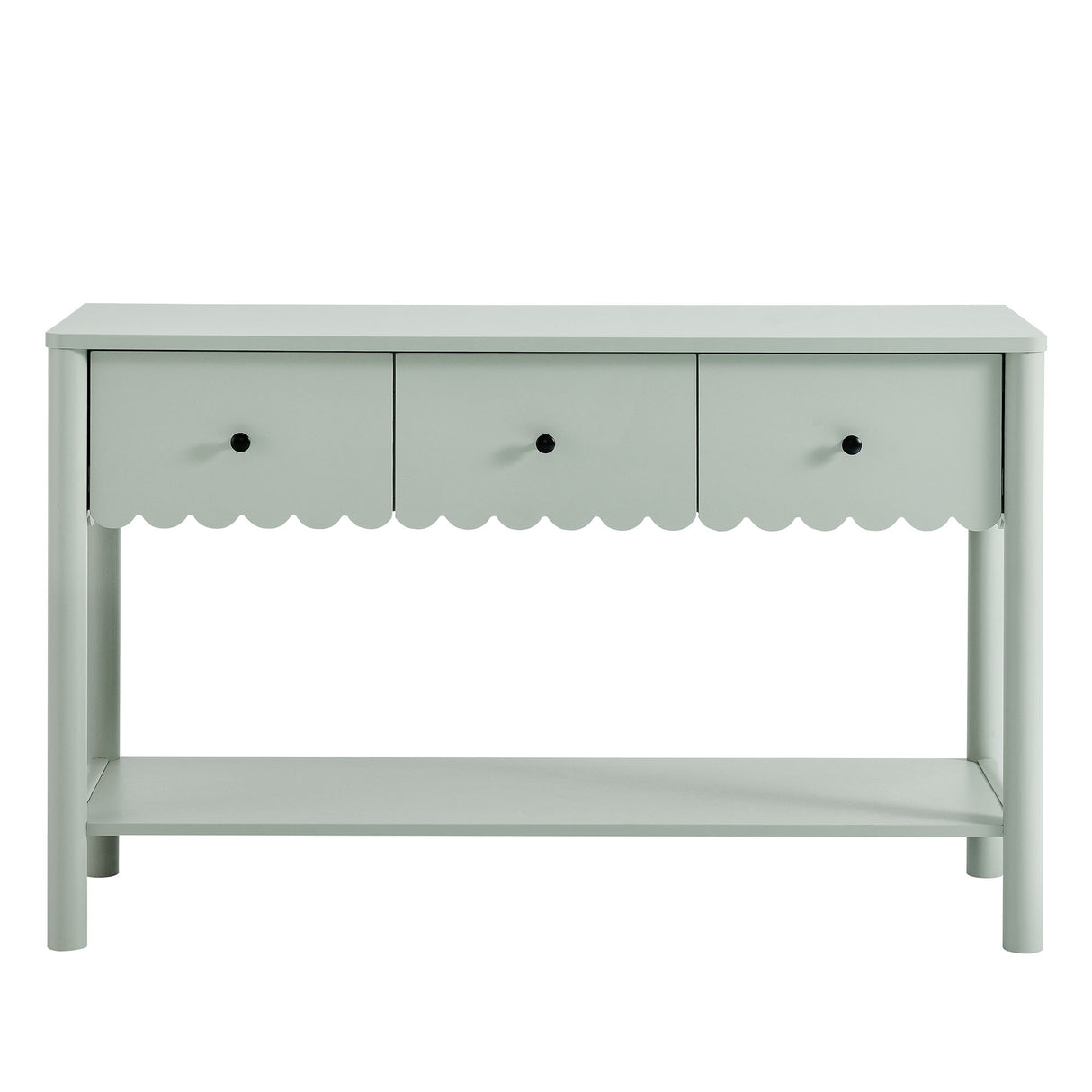 Emmeline 3-Drawer Scalloped Console Table by Modway