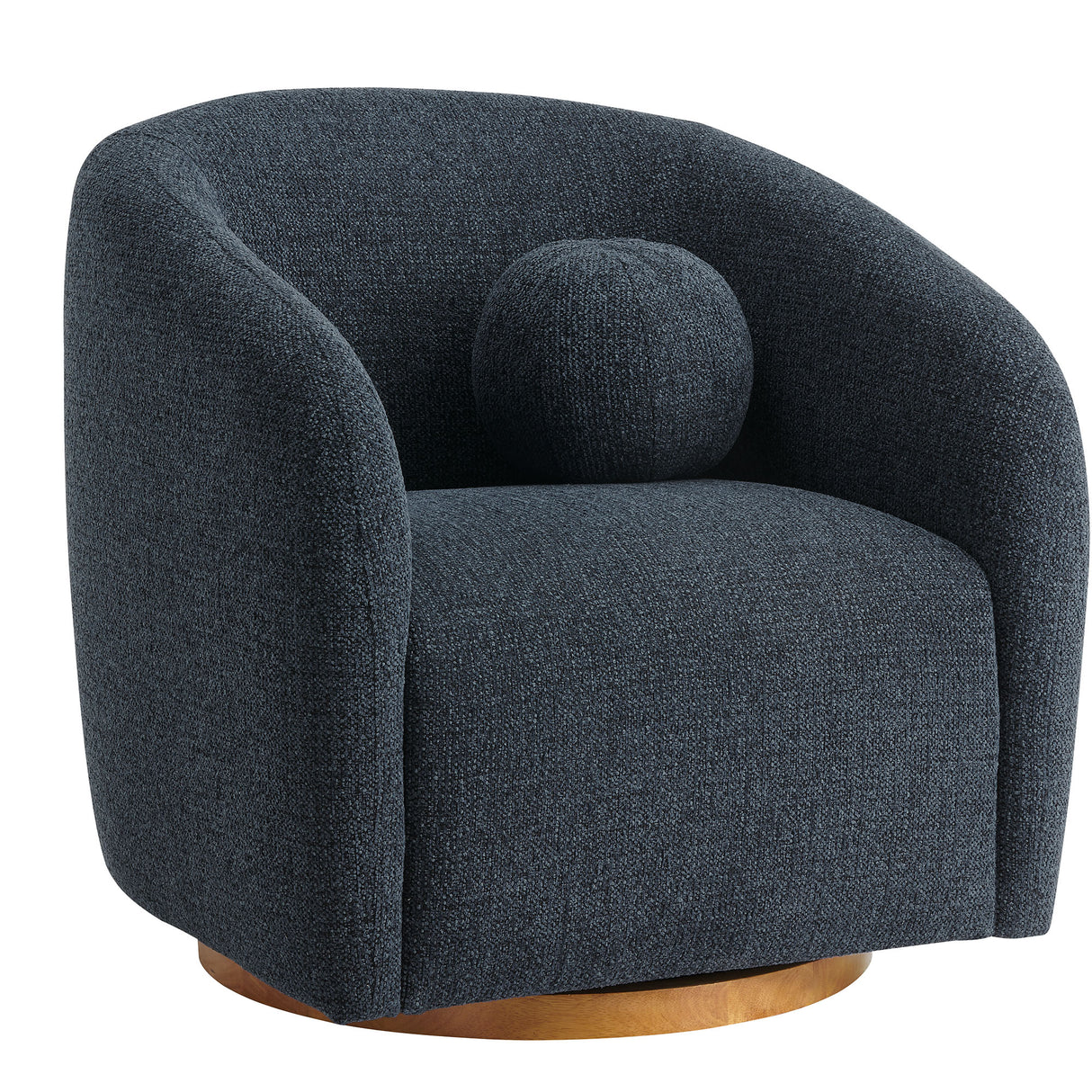 Holland Swivel Chenille Fabric Armchair by Modway