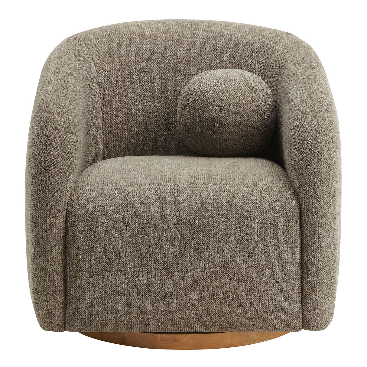 Holland Swivel Chenille Fabric Armchair by Modway