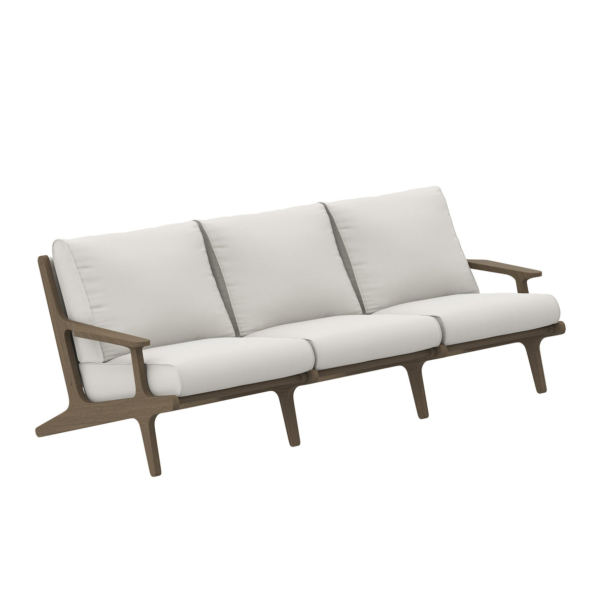 Saratoga Outdoor Patio Teak Sofa by Modway