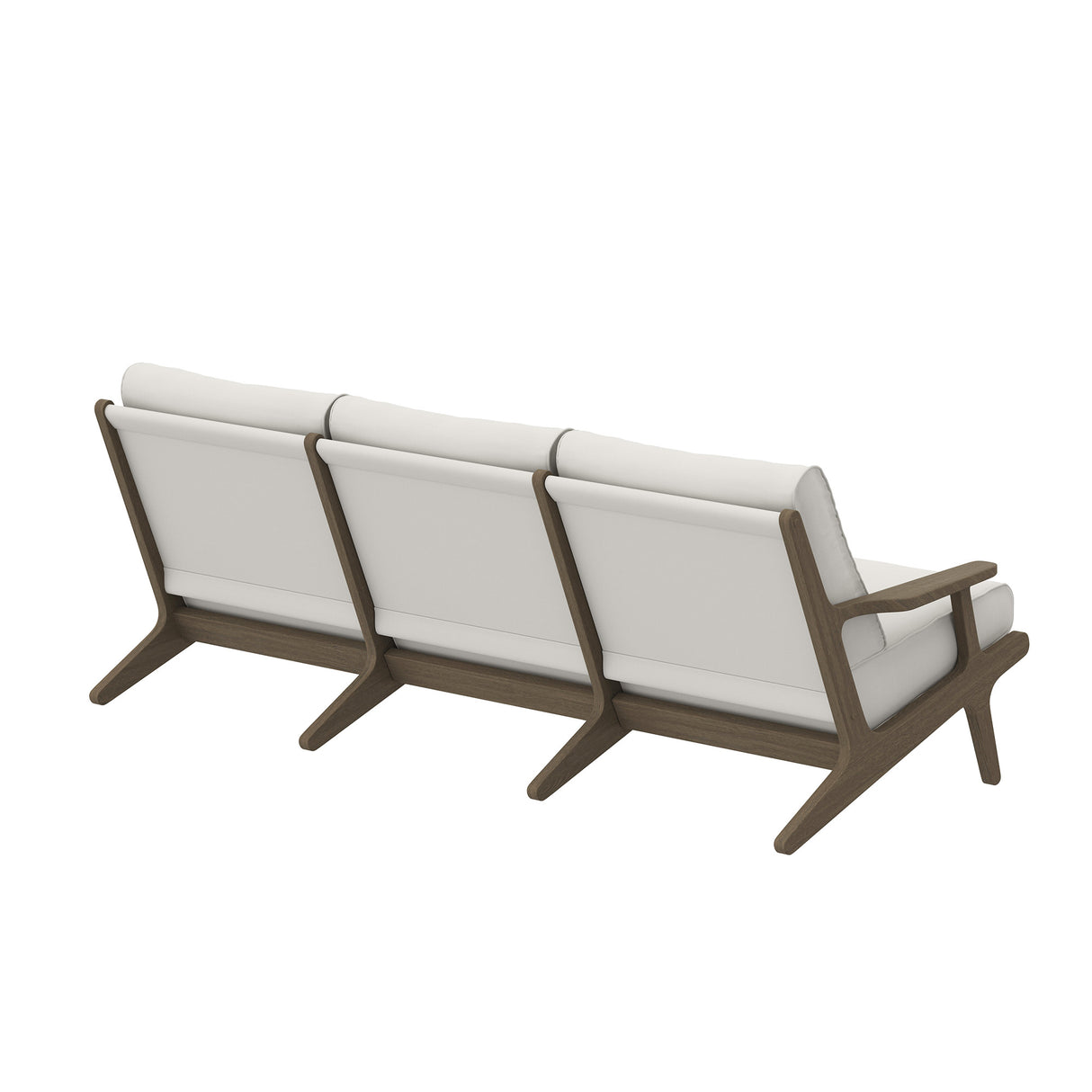 Saratoga Outdoor Patio Teak Sofa by Modway