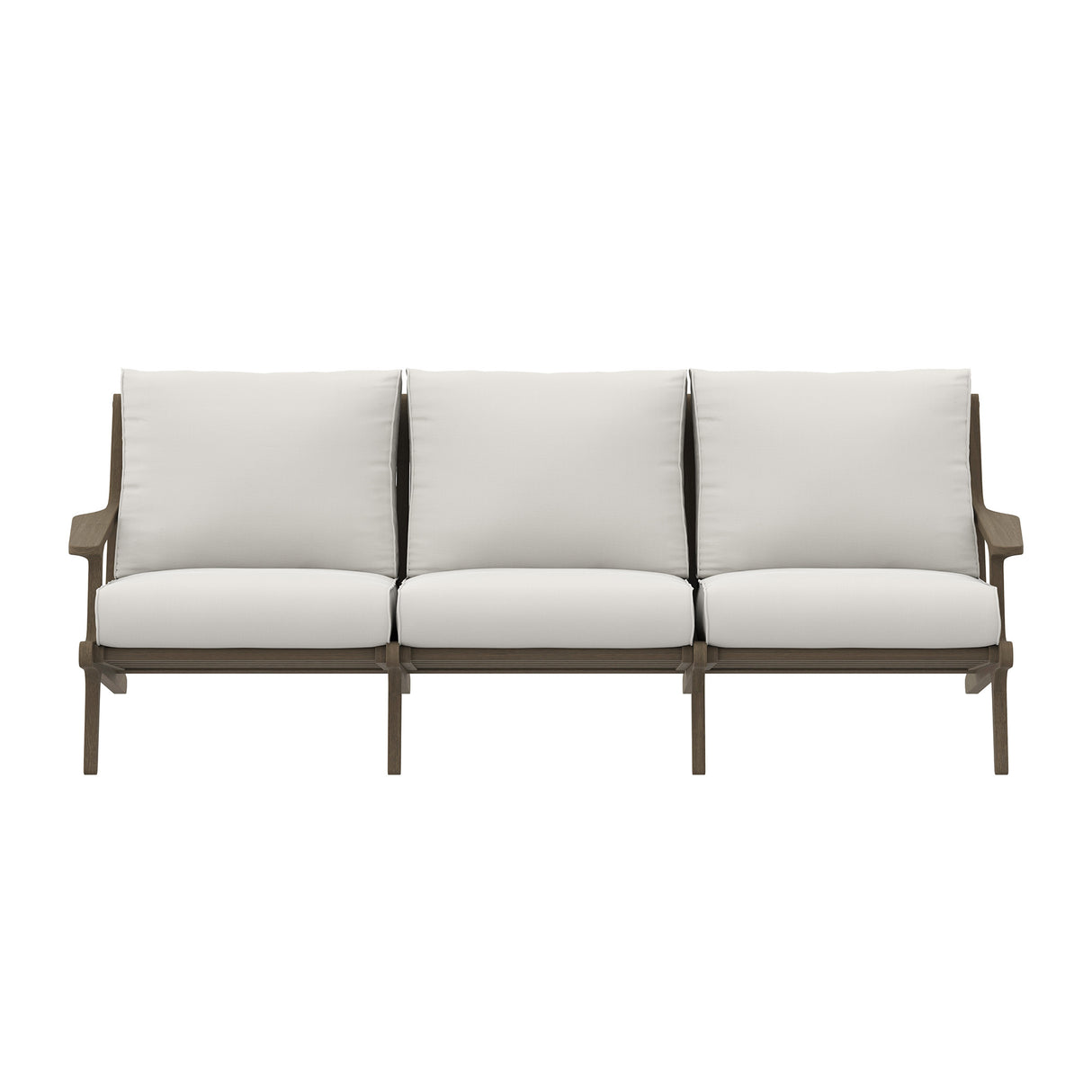 Saratoga Outdoor Patio Teak Sofa by Modway