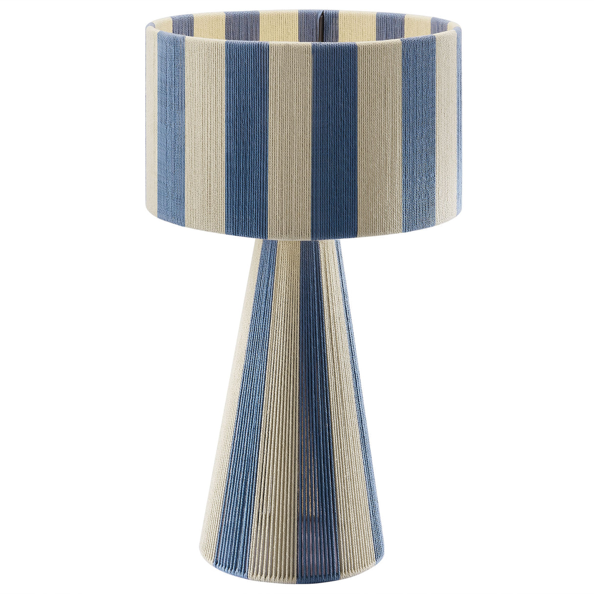 Renae Handwoven Cotton Thread Striped Table Lamp by Modway