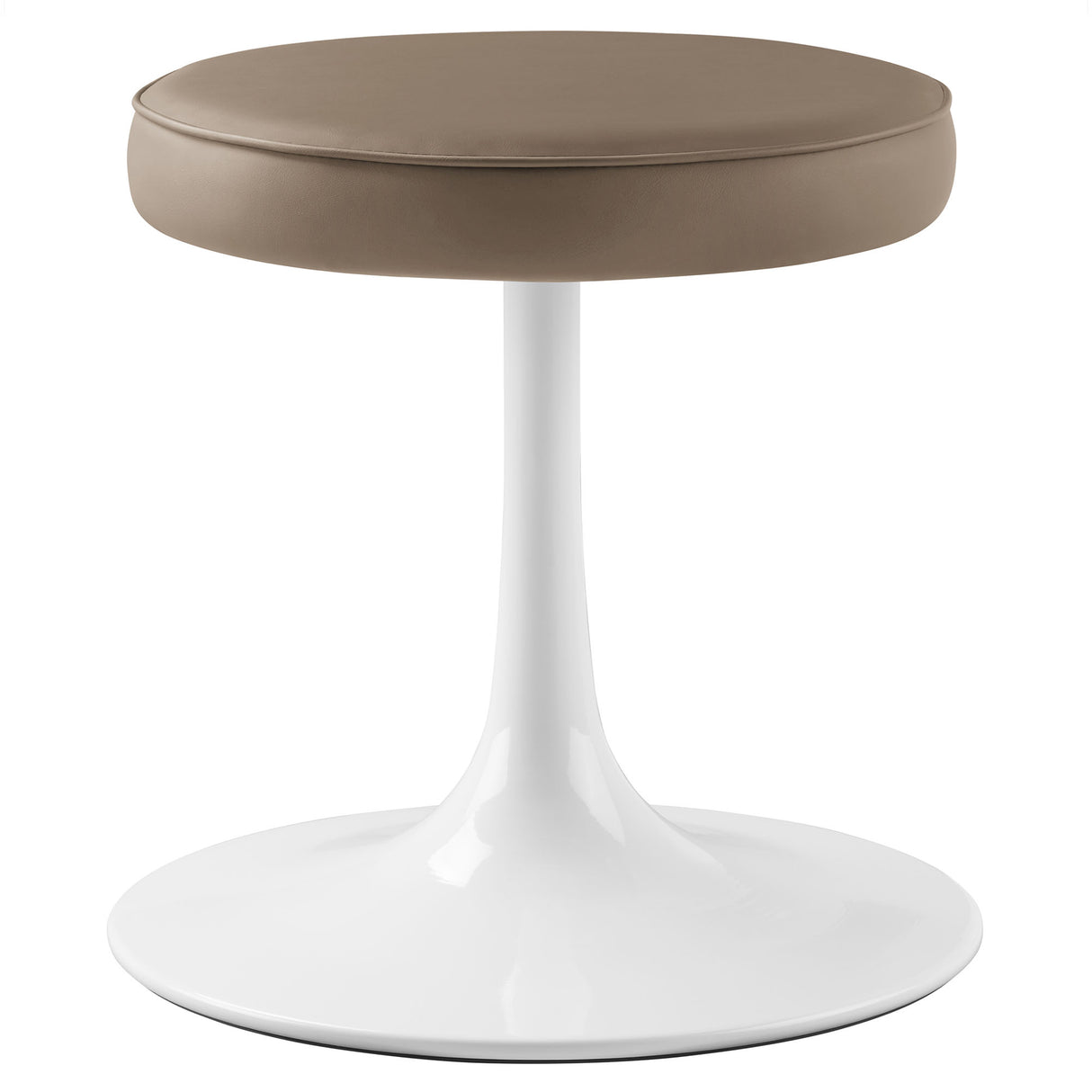 Lippa Vegan Leather Round Stool by Modway