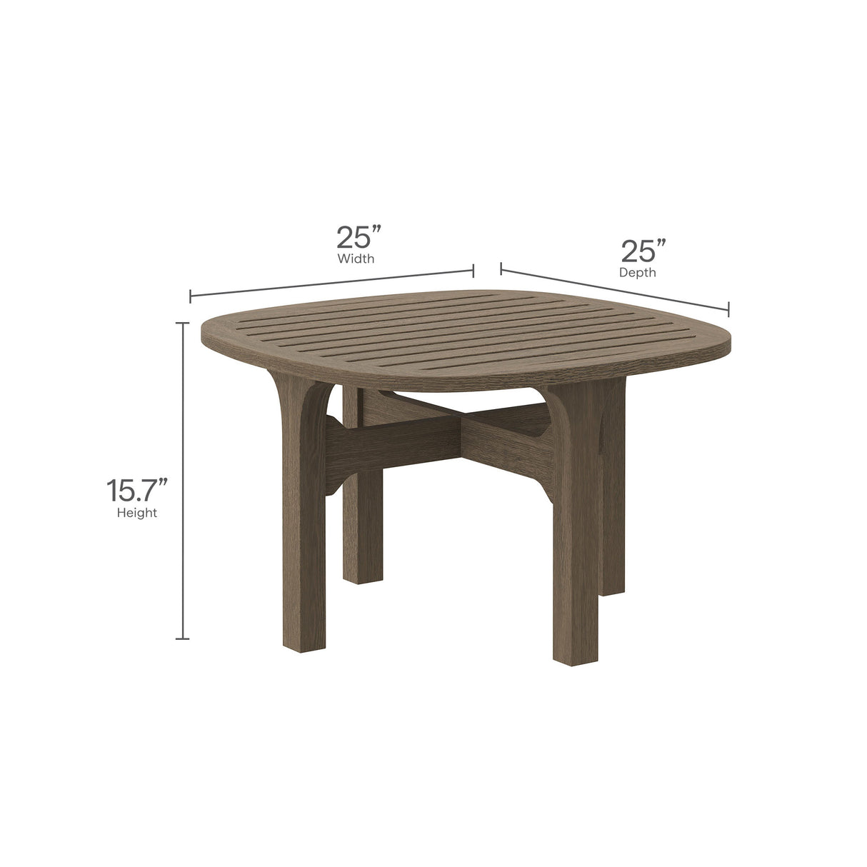 Saratoga 4-Piece Outdoor Patio Teak Wood Furniture Set by Modway