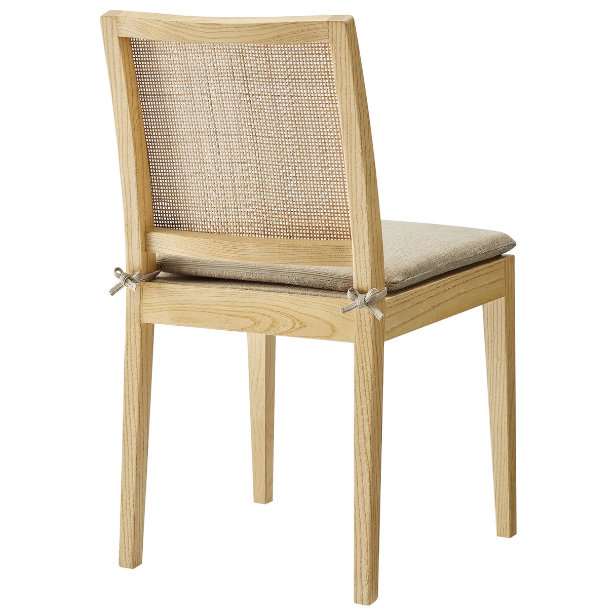 Ovard Wood and Rattan Dining Chair by Modway