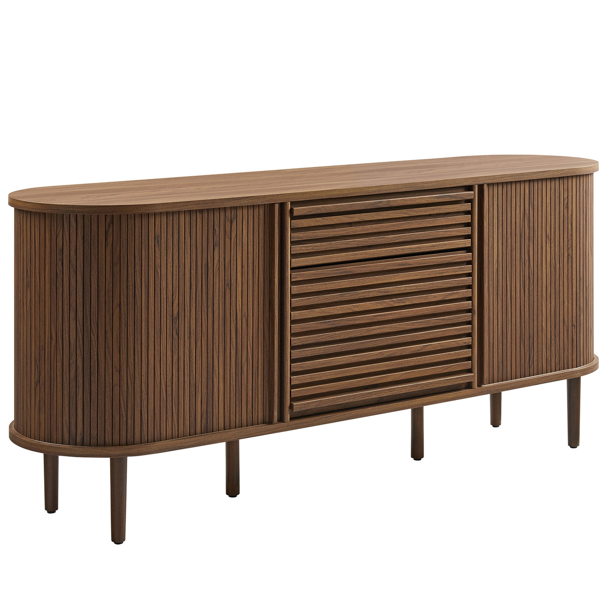 Harlan 67" Fluted Oval Sideboard Cabinet by Modway