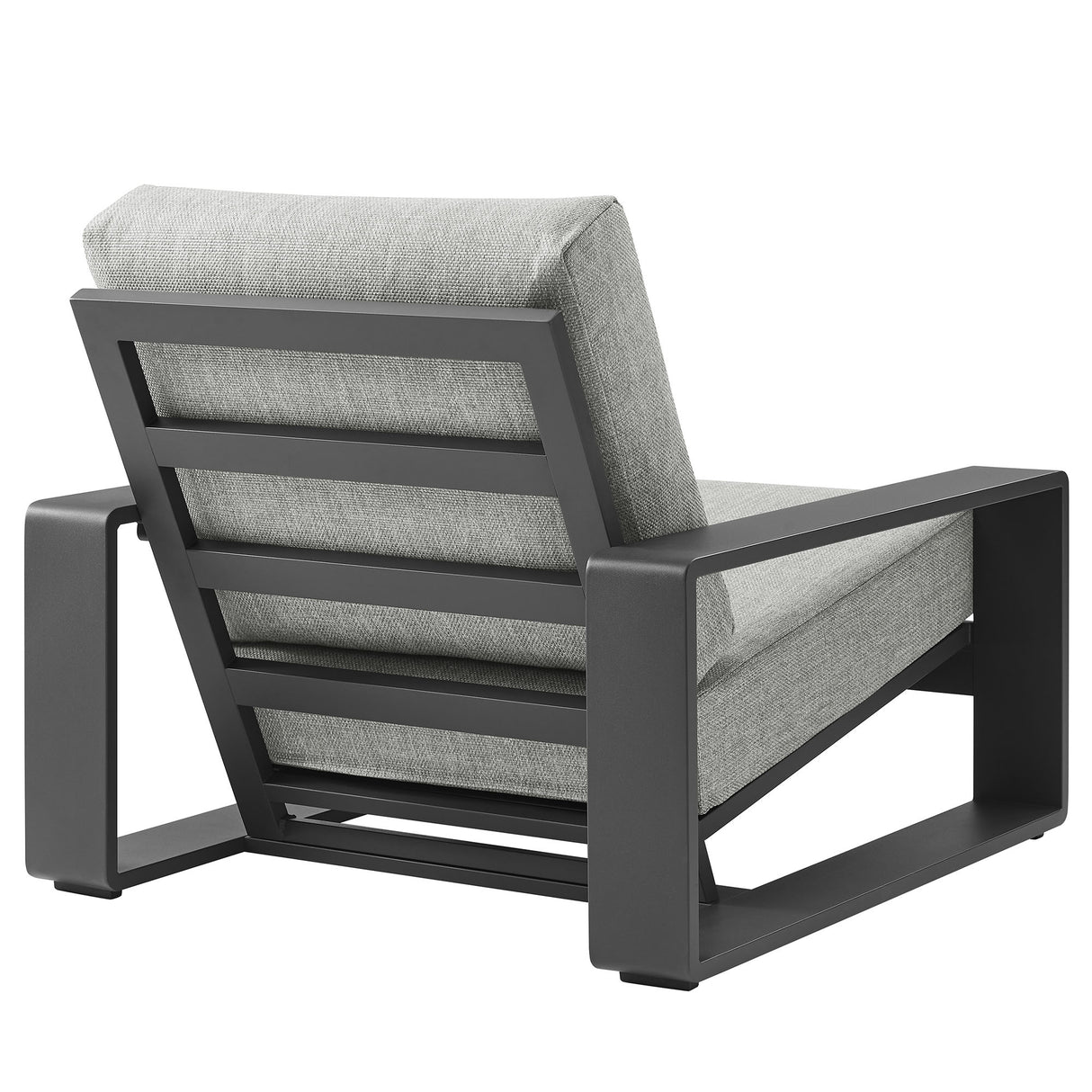 Lirienne Outdoor Patio Aluminum Faux Wood Armchairs Set of 2 by Modway