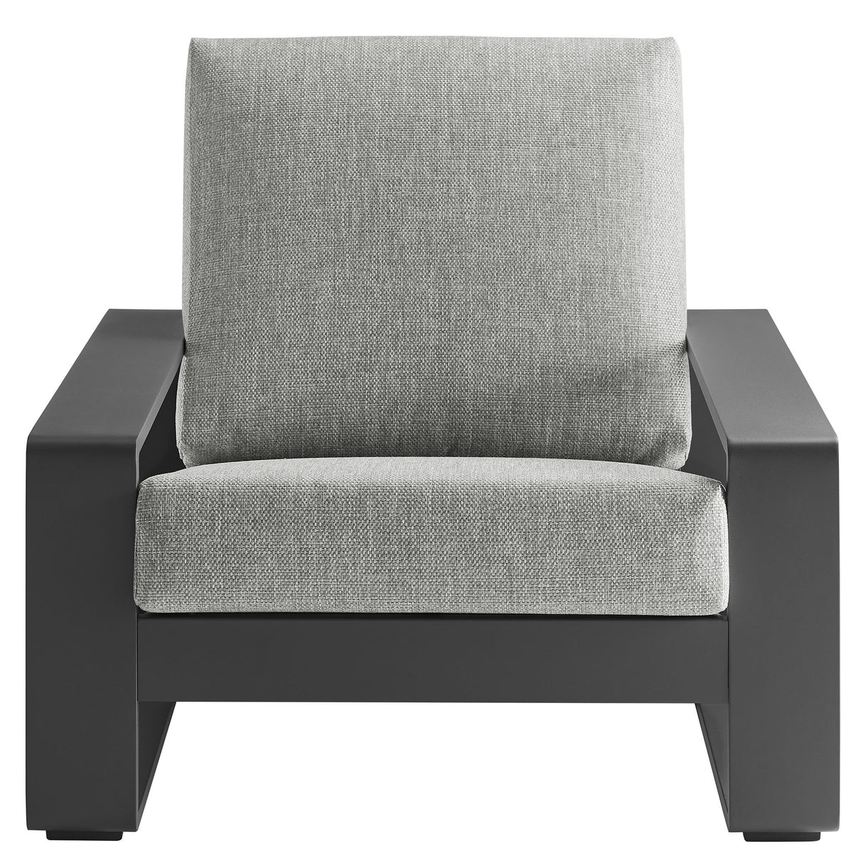 Lirienne Outdoor Patio Aluminum Faux Wood Armchairs Set of 2 by Modway