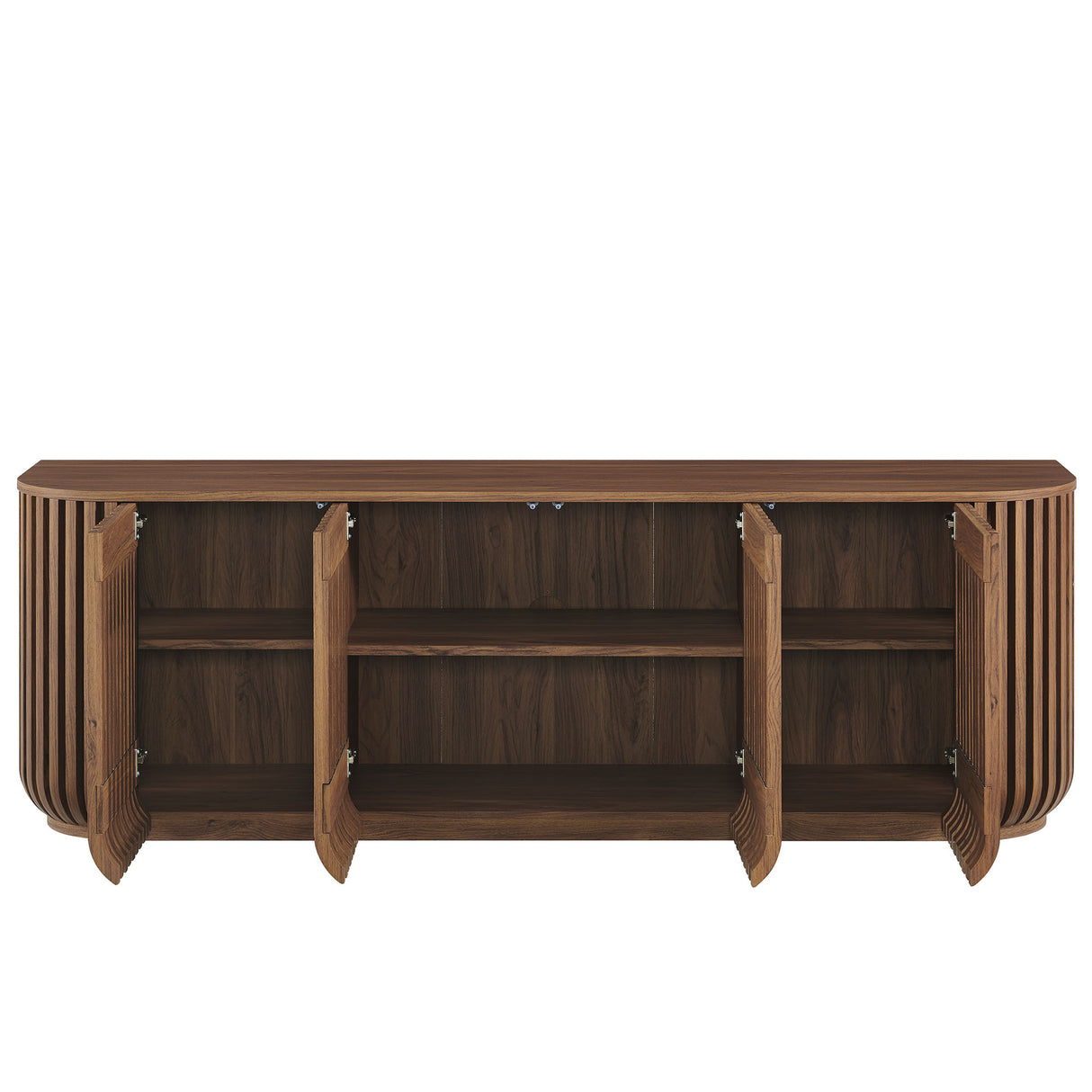 Fortitude 75" Curved Sideboard Storage Cabinet by Modway