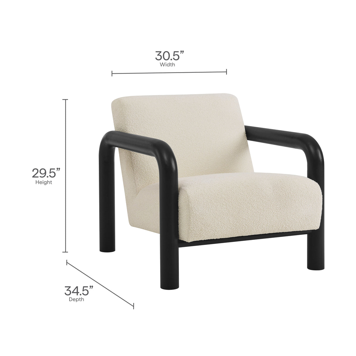 Sereno Boucle Accent Chair by Modway