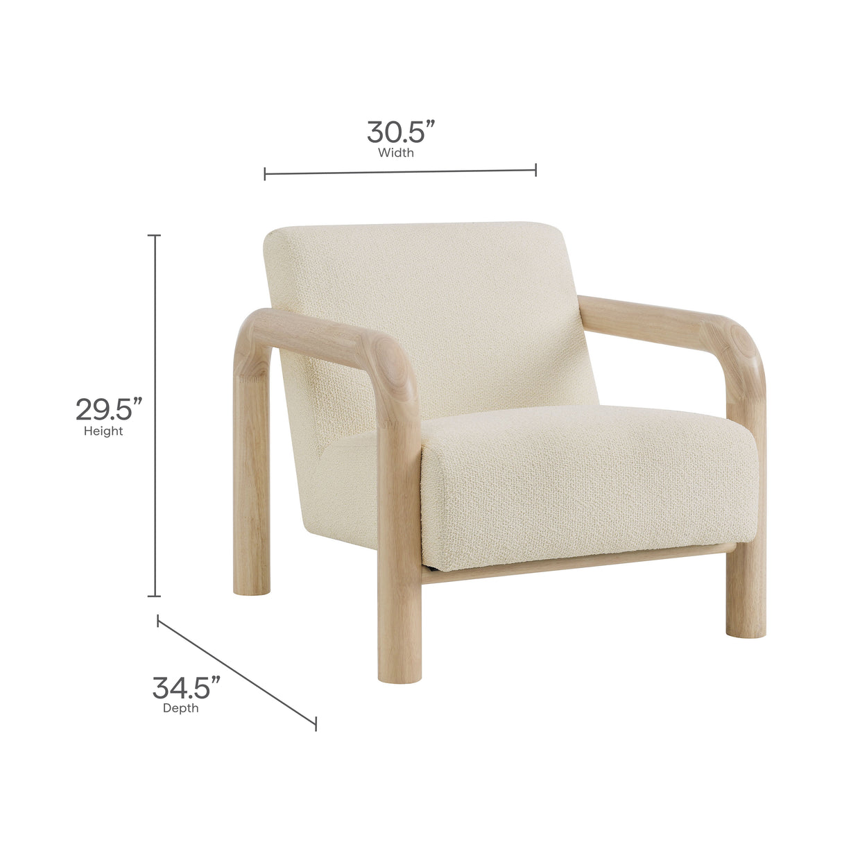 Sereno Boucle Accent Chair by Modway