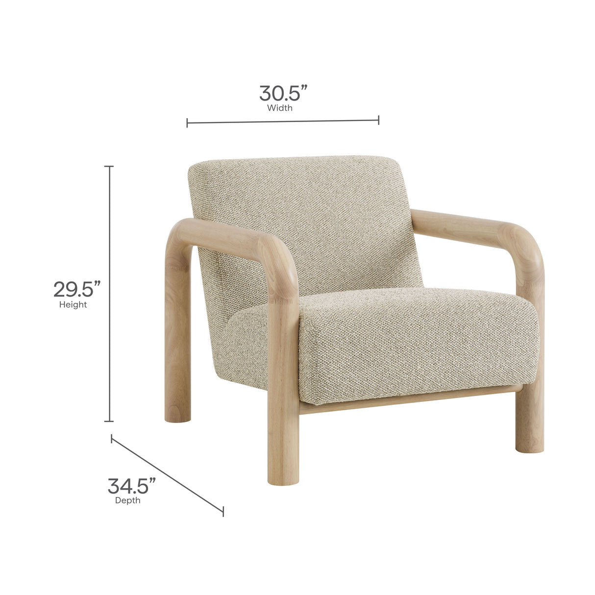 Sereno Boucle Accent Chair by Modway