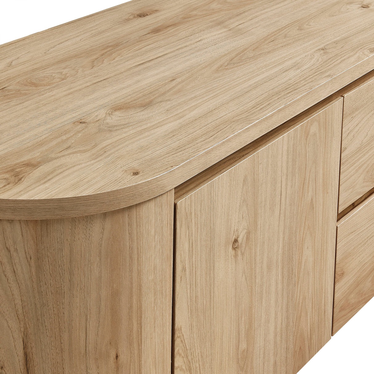 Duval 71 Inch Oval TV Cabinet by Modway