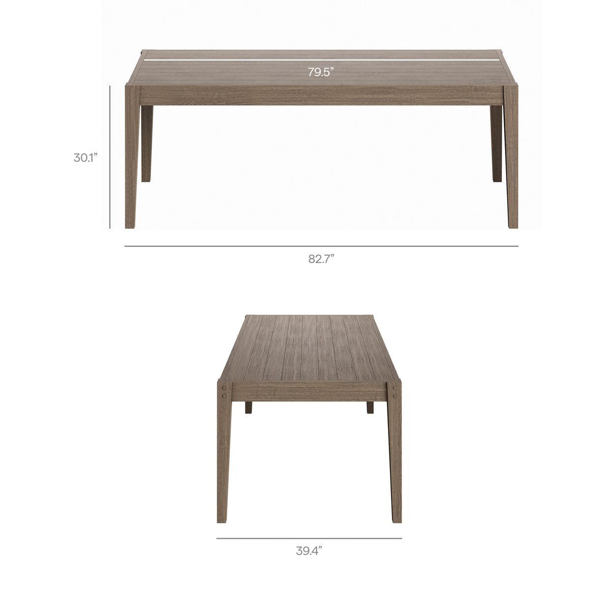 Northlake 7-Piece Outdoor Patio Teak Wood Dining Set by Modway