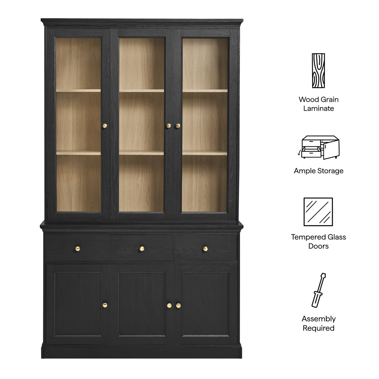 Amara 79 Inch Large Storage Display Cabinet by Modway