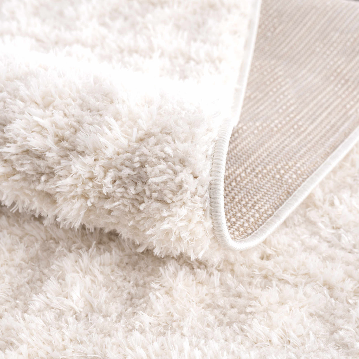 Eivin Cream Diamonds Plush Rug