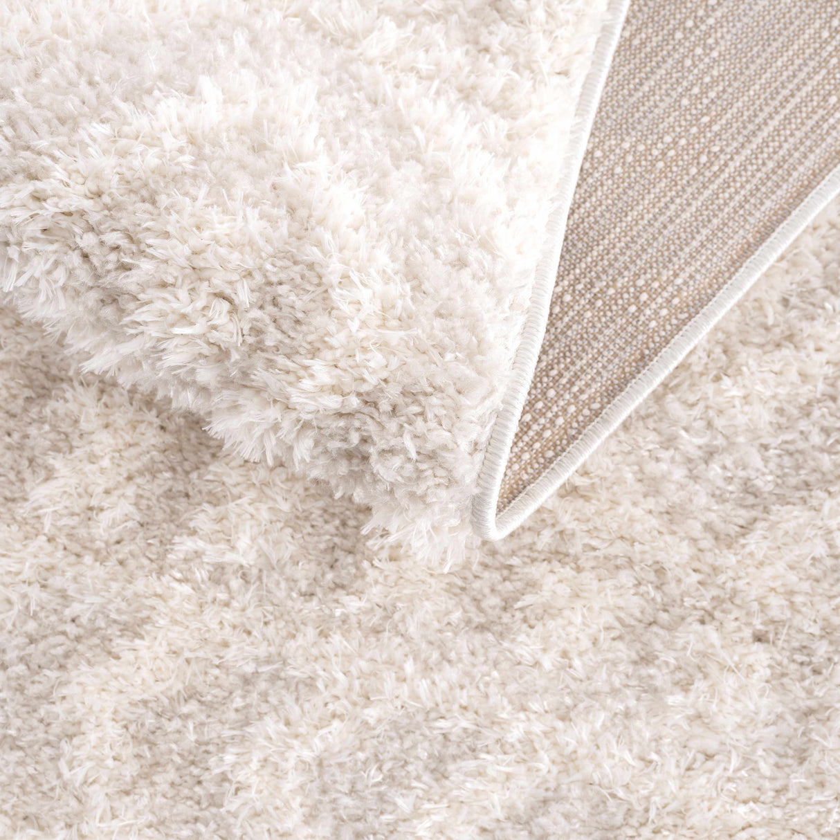 Eivin Cream Diamonds Plush Rug