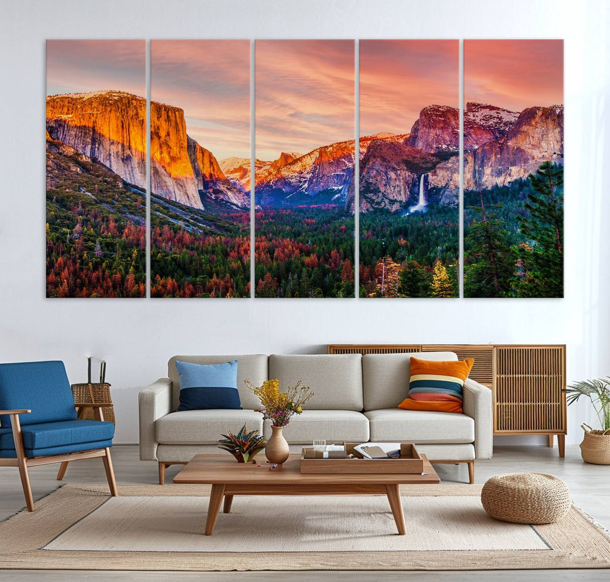 El Capitan Yosemite National Park Canvas Wall Art Print