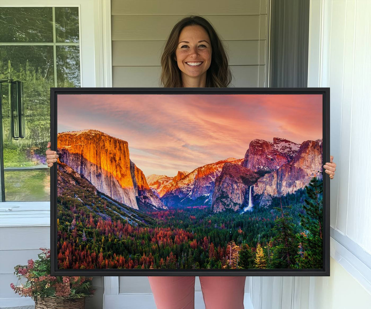 El Capitan Yosemite National Park Canvas Wall Art Print