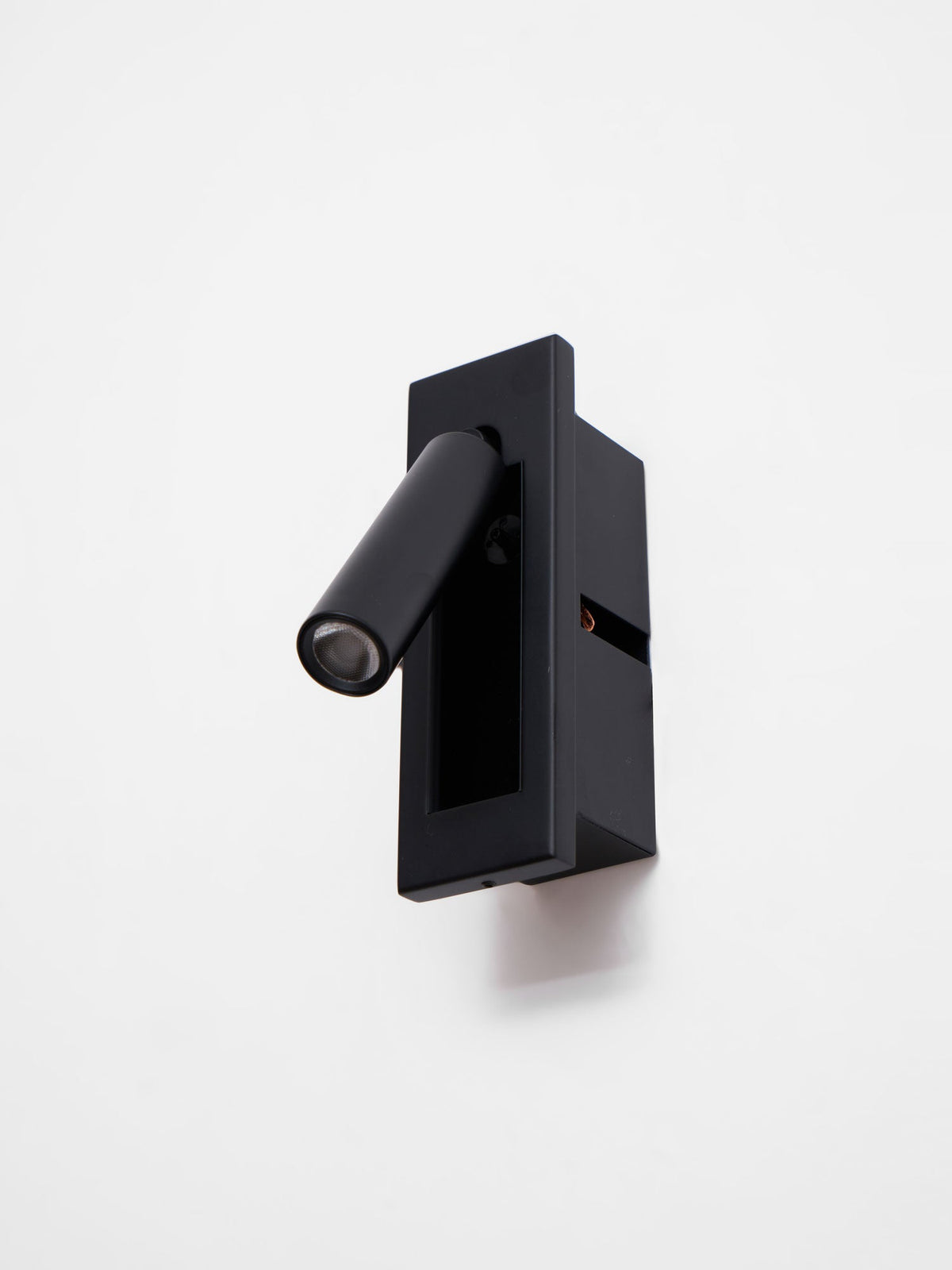 Recessed Folding Bedside Wall Sconce with Warm LED | Flush Reading Light for Bedrooms