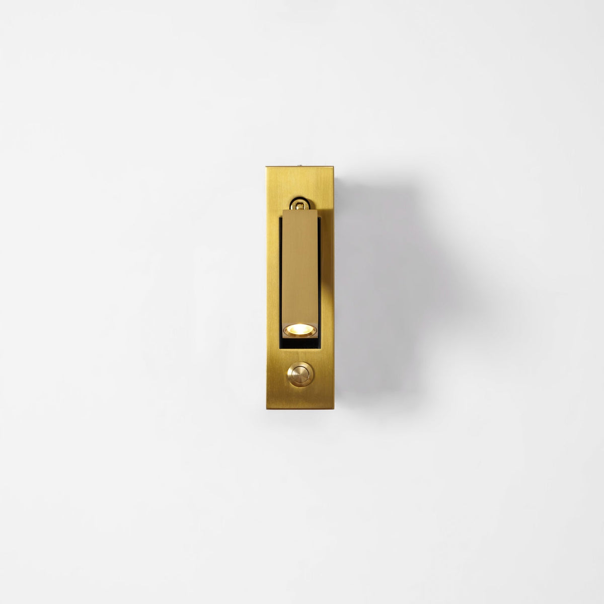 Recessed Folding Bedside Wall Sconce with Warm LED | Flush Reading Light for Bedrooms