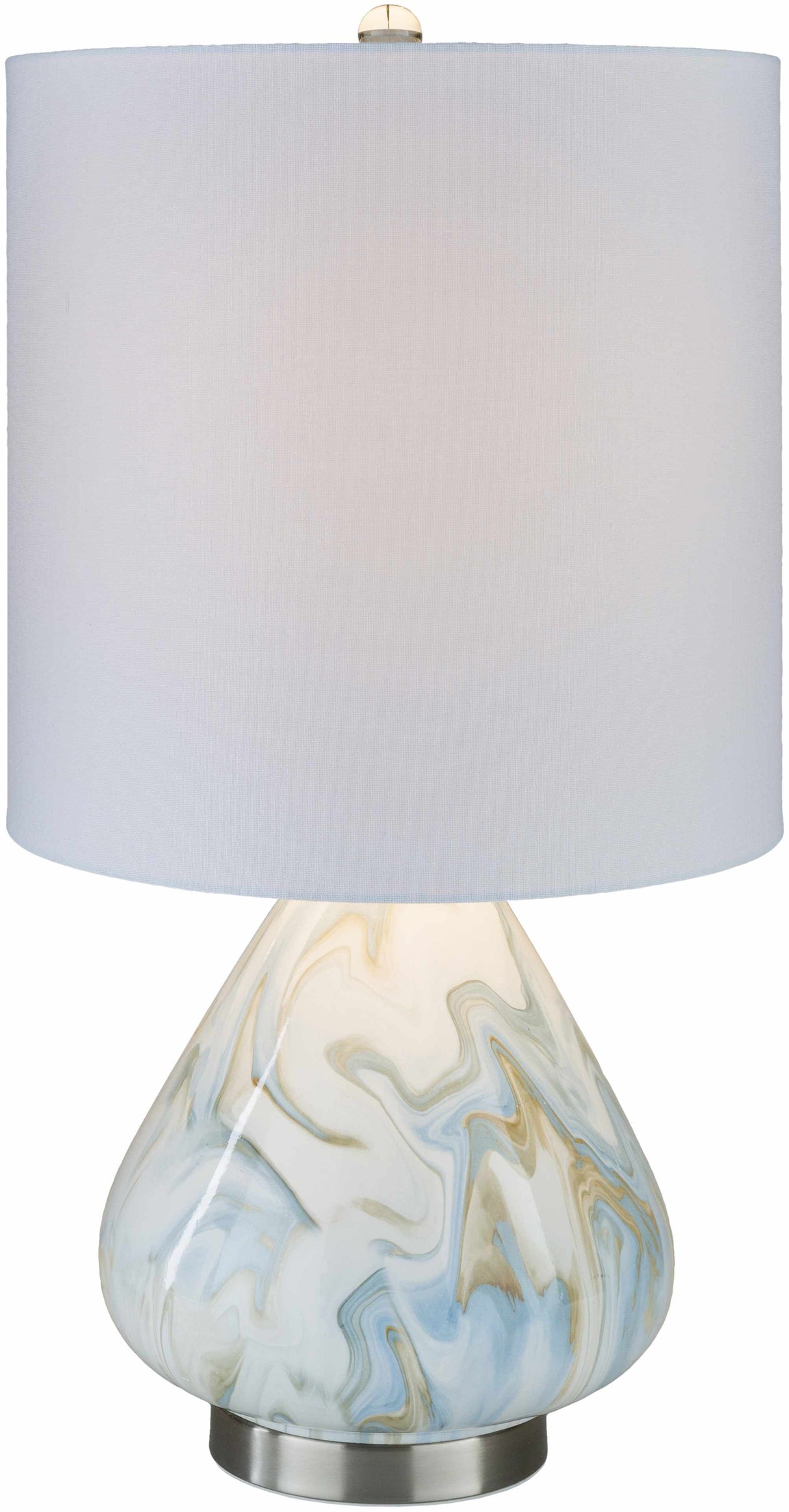 Farnborough Marble Ceramic Table Lamp