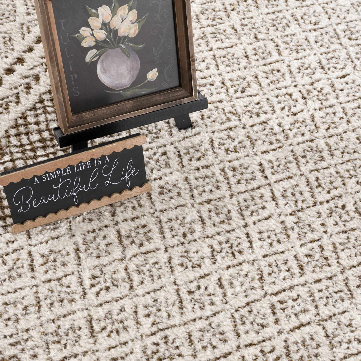 Julio Scandi Boho Area Rug - Brown