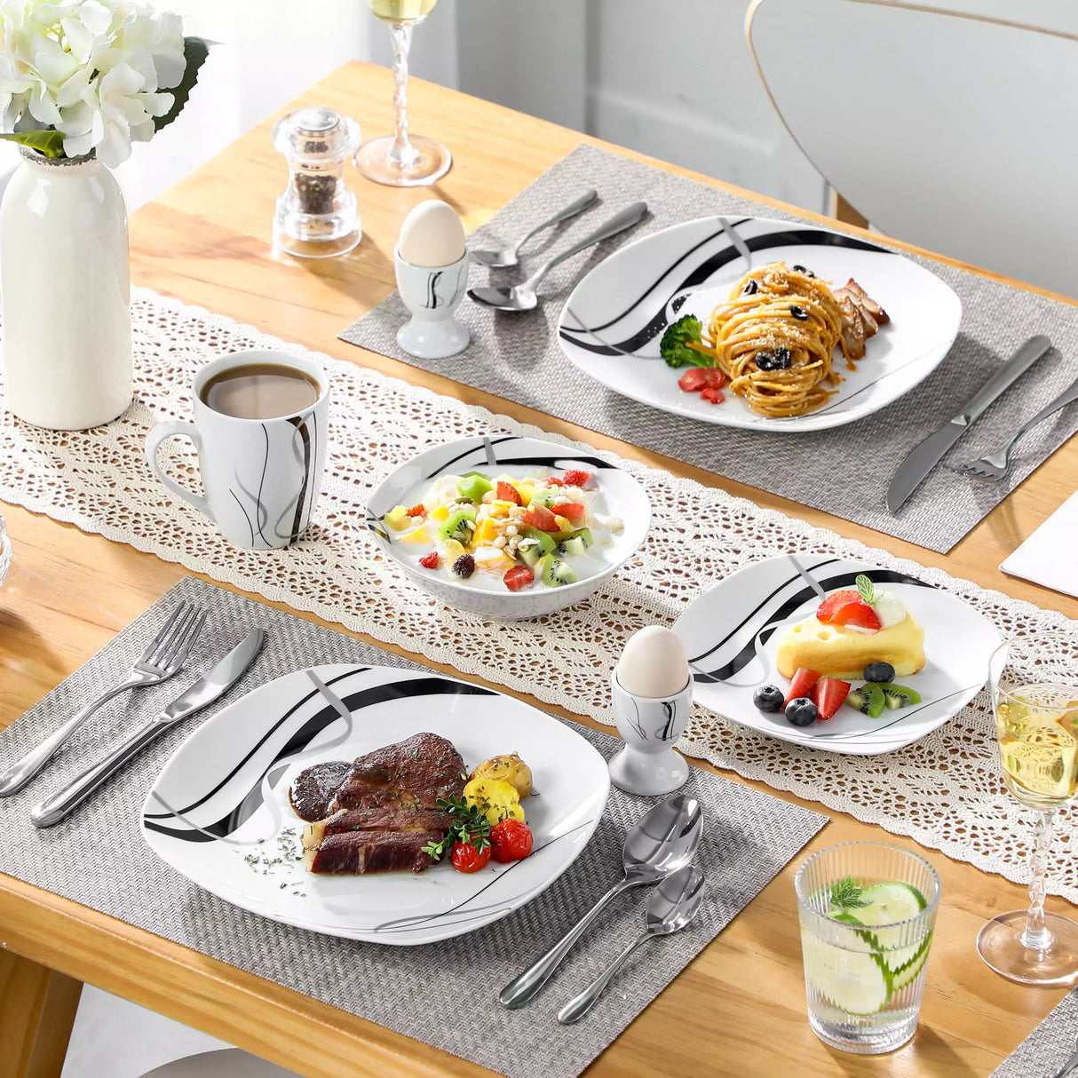 Fiona 20 Piece Dinnerware Set