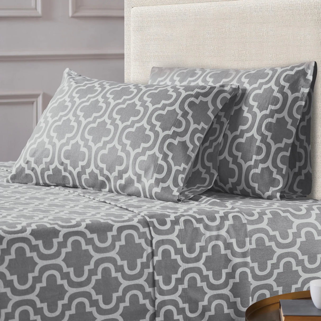 Moroccan-Trellis-Cotton-Flannel-2-Piece-Pillowcase-Set-Pillowcases