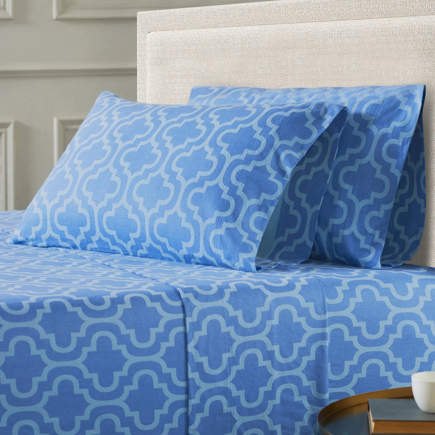 Moroccan Trellis Cotton Flannel 2 Piece Pillowcase Set - Pillowcases by Superior Brand