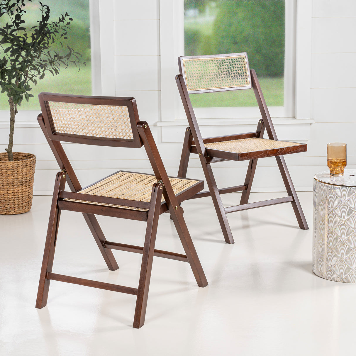 Theo-Mid-Century-Vintage-Wood-Rattan-Folding-Chair-with-Adjustable-Back-Kitchen-&-Dining-Room-Chairs