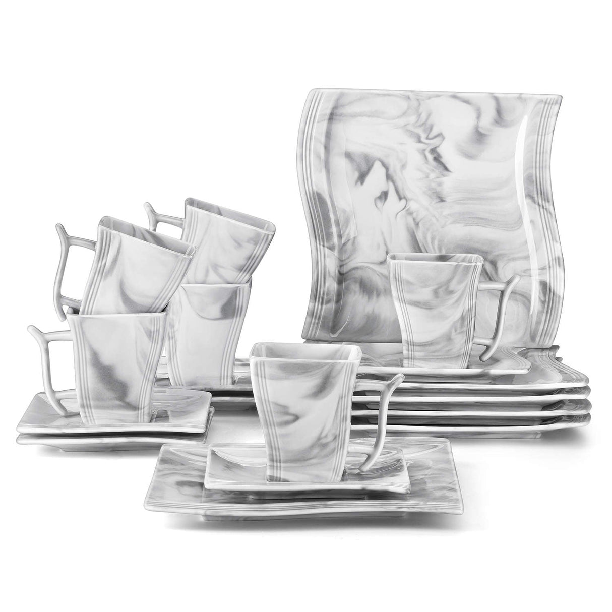Flora 18 Piece Coffee Set