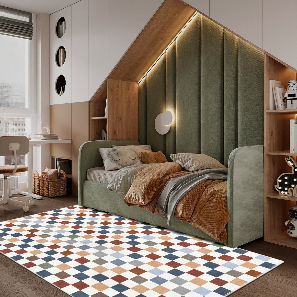 Flame Area Rug