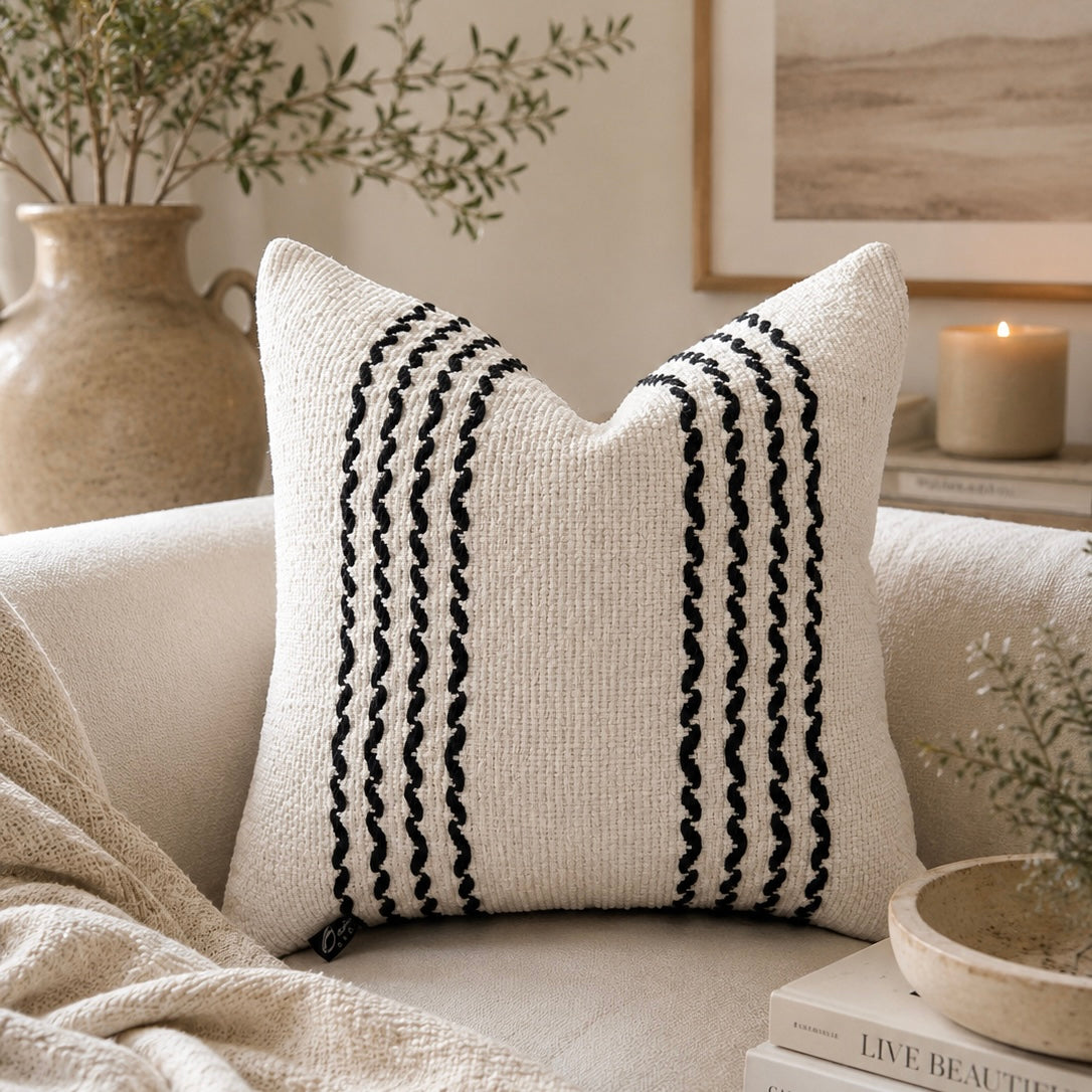 Amalfi Pillow Cover by Busa Designs