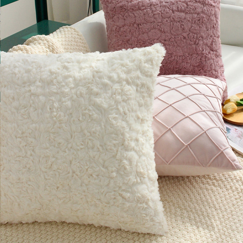 3-Piece Coordinated Pillow Cover & Insert Bundle – well mixed color and style throw pillow covers with inserts size 18"x18" – Fancy & Stacy