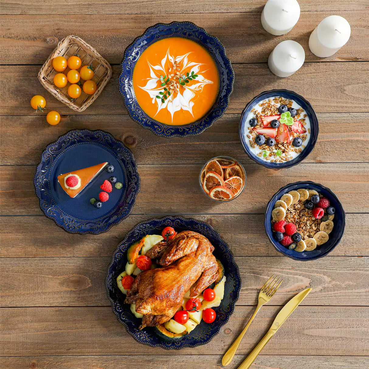 Giselle 16 Piece Dinnerware Set