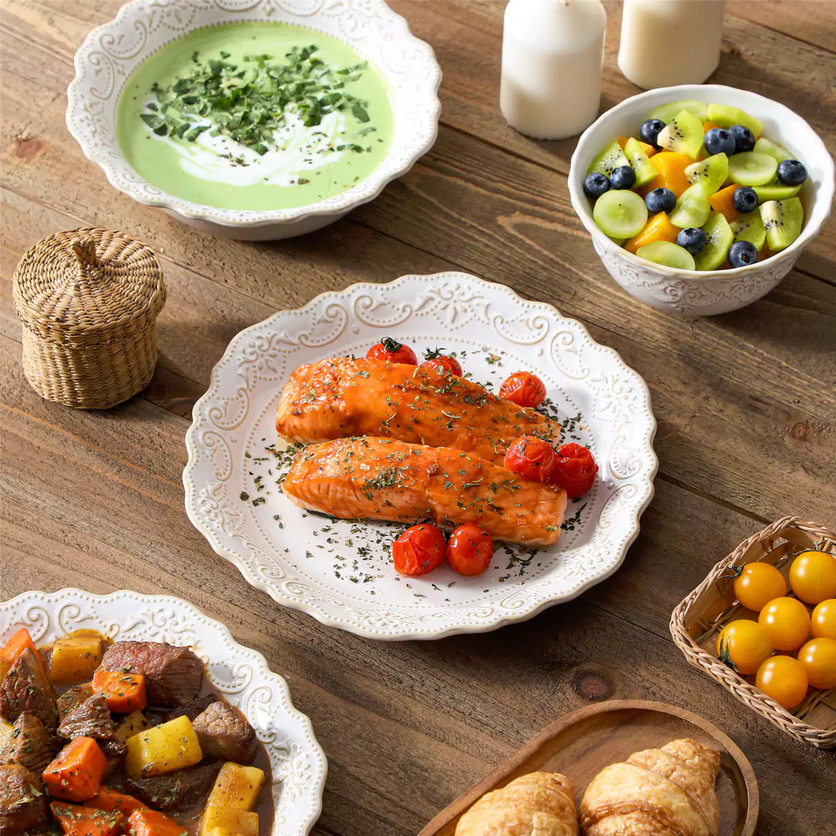 Giselle 16 Piece Dinnerware Set