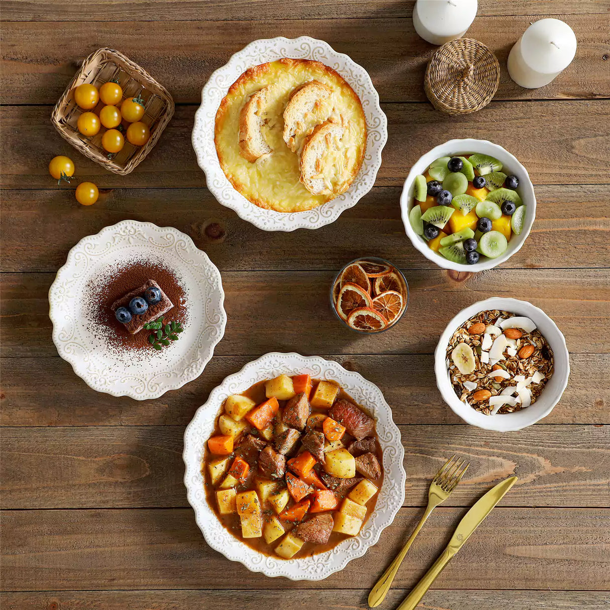 Giselle 16 Piece Dinnerware Set