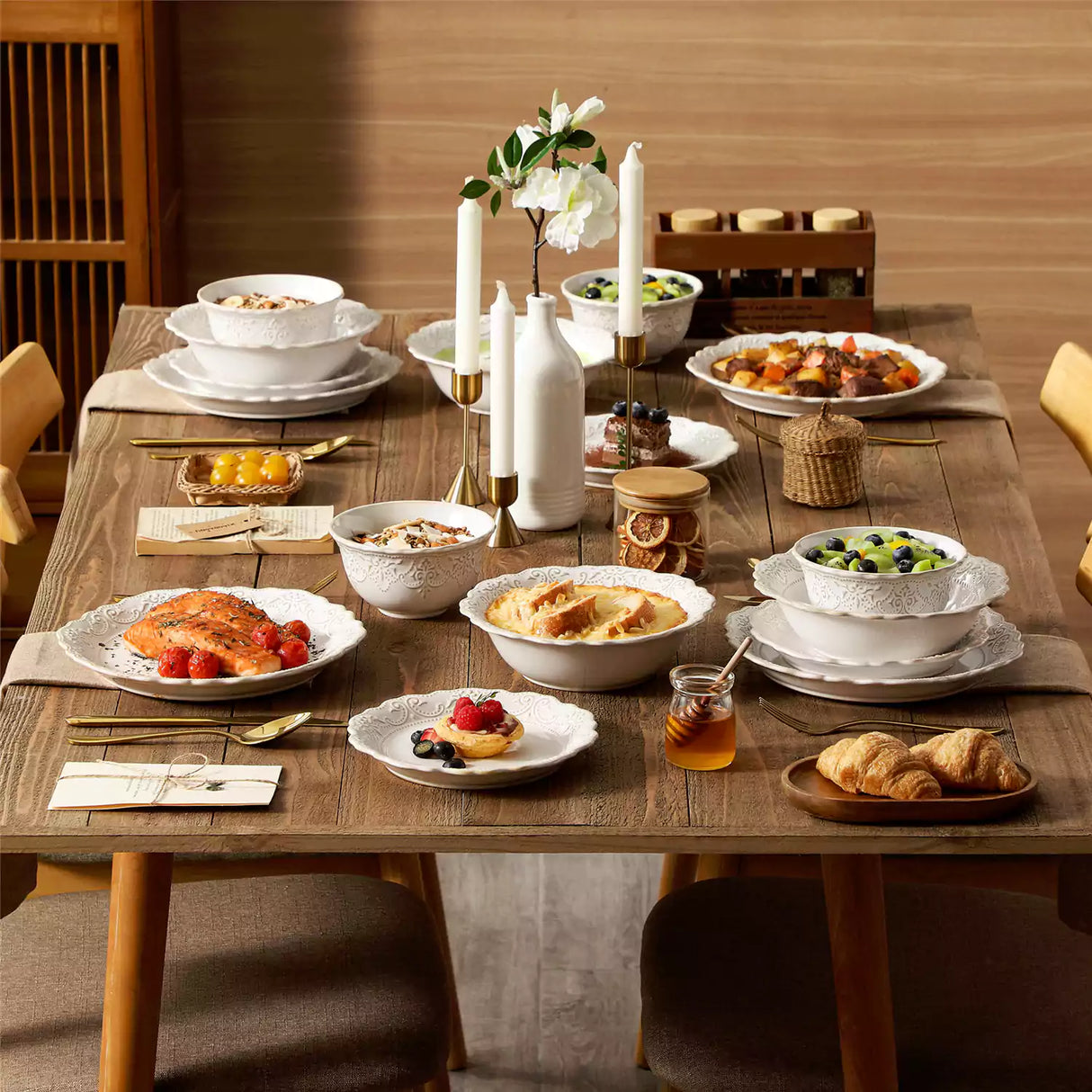 Giselle 16 Piece Dinnerware Set