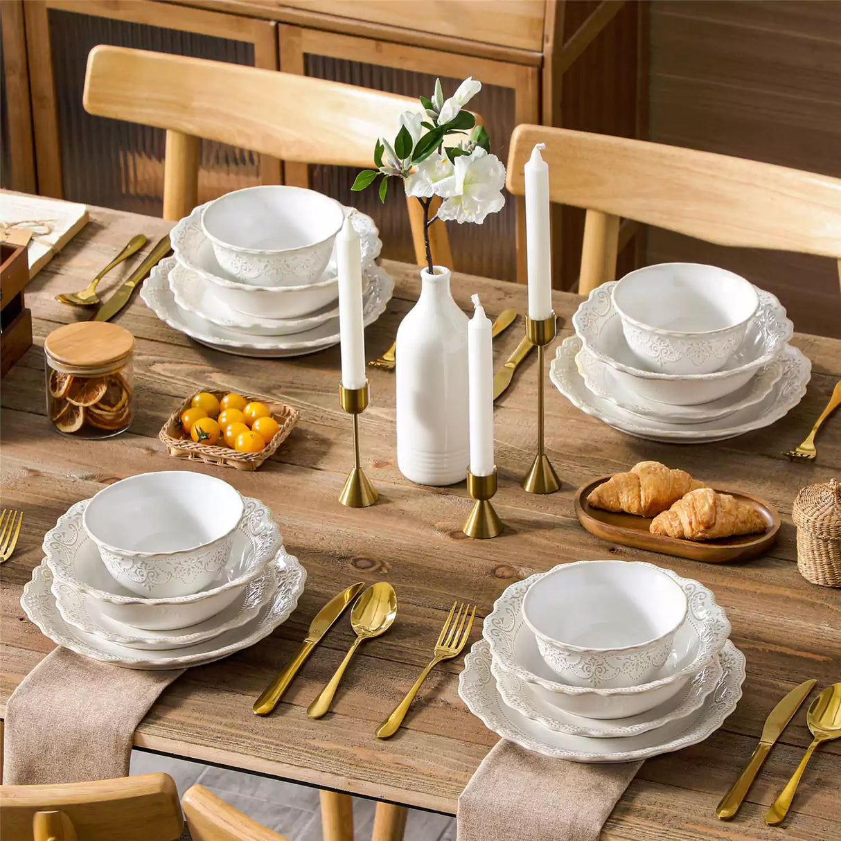 Giselle 16 Piece Dinnerware Set