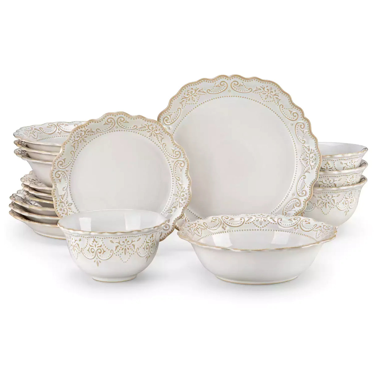 Giselle 16 Piece Dinnerware Set