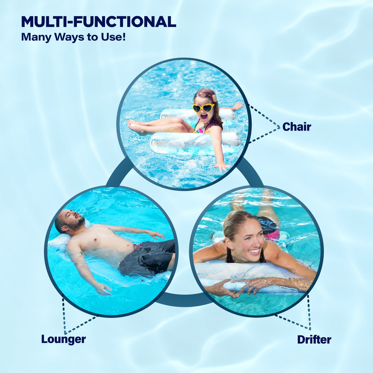 Pool Hammock 2 in 1 Lounger & Chair